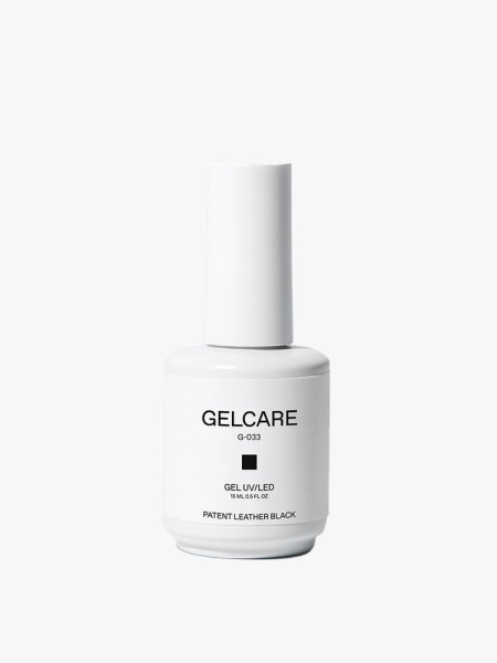 Gelcare UV Gel Nail Polish in Patent Leather Black
